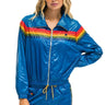 5 STRIPE WINDBREAKER - SNORKEL BLUE Women's Windbreaker Aviator Nation 