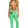 AVIATOR NATION ASPEN SWEATPANTS - MINT Women's Sweatpants Aviator Nation 