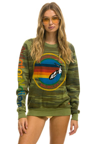 AVIATOR NATION BU - CREW SWEATSHIRT CAMO Sweatshirt Aviator Nation 