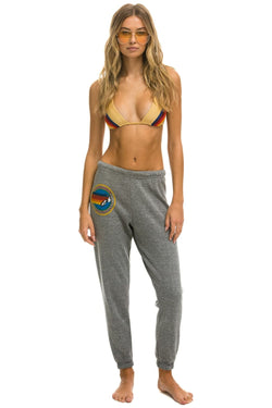 AVIATOR NATION LA JOLLA SWEATPANTS - HEATHER GREY Women's Sweatpants Aviator Nation 