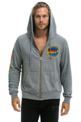 AVIATOR NATION MANHATTAN BEACH HOODIE - HEATHER GREY Hoodie Aviator Nation 