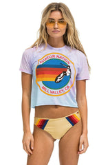 AVIATOR NATION MILL VALLEY BOYFRIEND TEE - TIE DYE BUBBLE GUM Boyfriend Tee Aviator Nation 