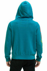 AVIATOR NATION VAIL ZIP HOODIE - TEAL Hoodie Aviator Nation 