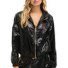 BASIC WINDBREAKER - BLACK Women's Windbreaker Aviator Nation 