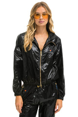 BASIC WINDBREAKER - BLACK Women's Windbreaker Aviator Nation 