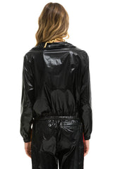 BASIC WINDBREAKER - BLACK Women's Windbreaker Aviator Nation 