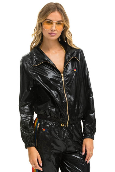 BASIC WINDBREAKER - BLACK Women's Windbreaker Aviator Nation 