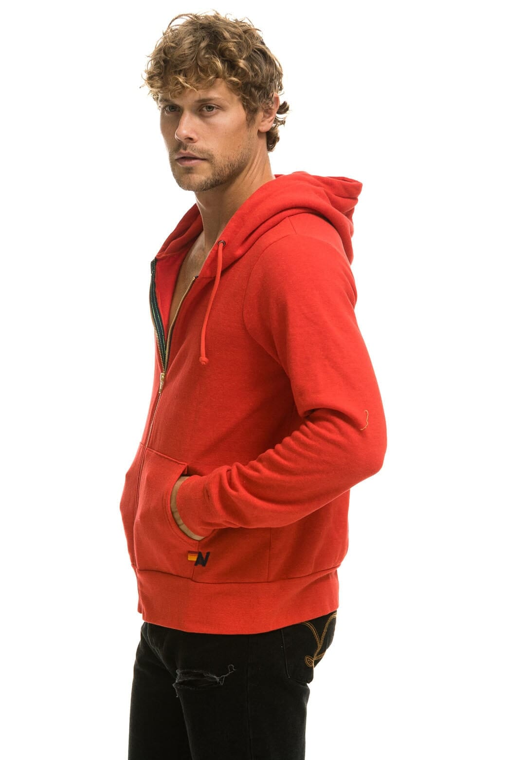 BOLT HOODIE - RED // BLACK Hoodie Aviator Nation 