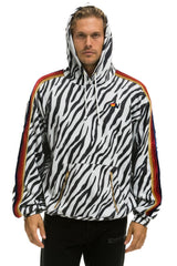 CLASSIC RELAXED PULLOVER HOODIE WITH ZIPPER POCKETS - ZEBRA Hoodie Aviator Nation 