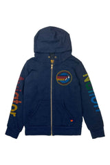 KID'S AVIATOR NATION HAMPTONS ZIP HOODIE - NAVY Kid's Hoodies Aviator Nation 