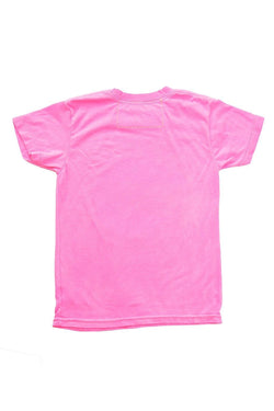 KIDS AVIATOR NATION SAN FRANCISCO CREW TEE - NEON PINK Kid's Tee Aviator Nation 