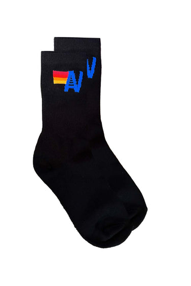 LOGO SOCK - BLACK Socks Aviator Nation 