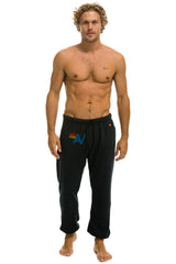 LOGO SWEATPANTS - CHARCOAL Mens Sweatpants Aviator Nation 