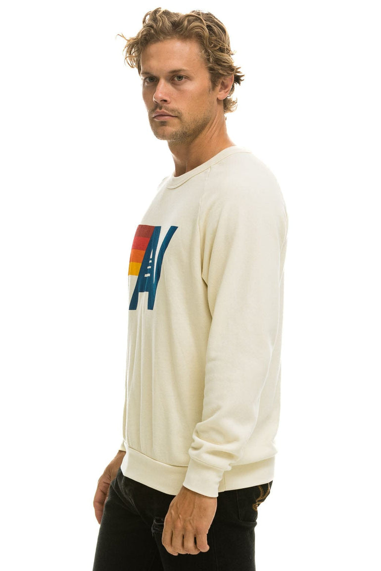 LOGO SWEATSHIRT - VINTAGE WHITE Sweatshirt Aviator Nation 