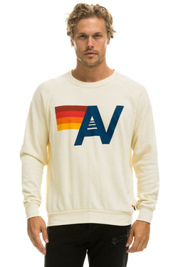 LOGO SWEATSHIRT - VINTAGE WHITE Sweatshirt Aviator Nation 