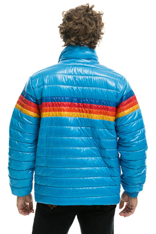 MEN'S 4 STRIPE TRAVELER JACKET - OCEAN GLOSSY Jacket Aviator Nation 