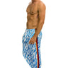 MEN'S CLASSIC VELVET SWEATPANTS - BLUE TIGER Mens Sweatpants Aviator Nation 
