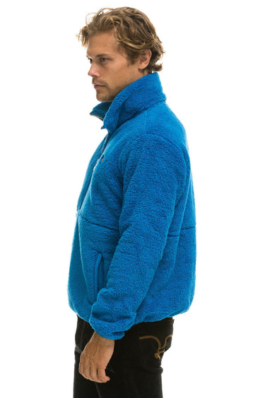 TEDDY UNISEX HALF ZIP JACKET - BLUE CINA Jacket Aviator Nation 