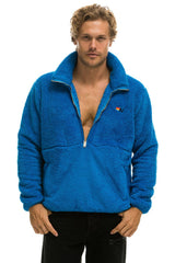 TEDDY UNISEX HALF ZIP JACKET - BLUE CINA Jacket Aviator Nation 