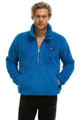 TEDDY UNISEX HALF ZIP JACKET - BLUE CINA Jacket Aviator Nation 