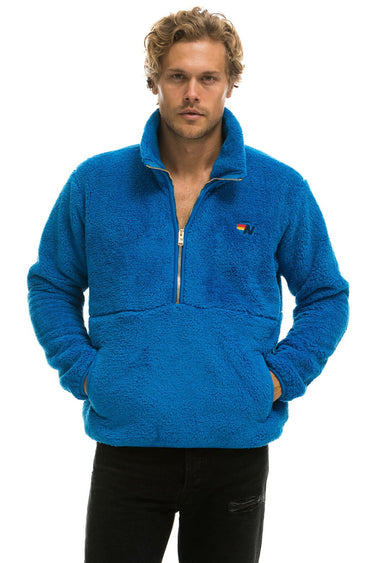 TEDDY UNISEX HALF ZIP JACKET - BLUE CINA Jacket Aviator Nation 
