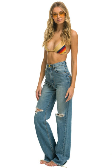 WOMEN'S HI RISE WIDE-LEG GYPSY JEAN - VINTAGE Women's Jeans Aviator Nation 